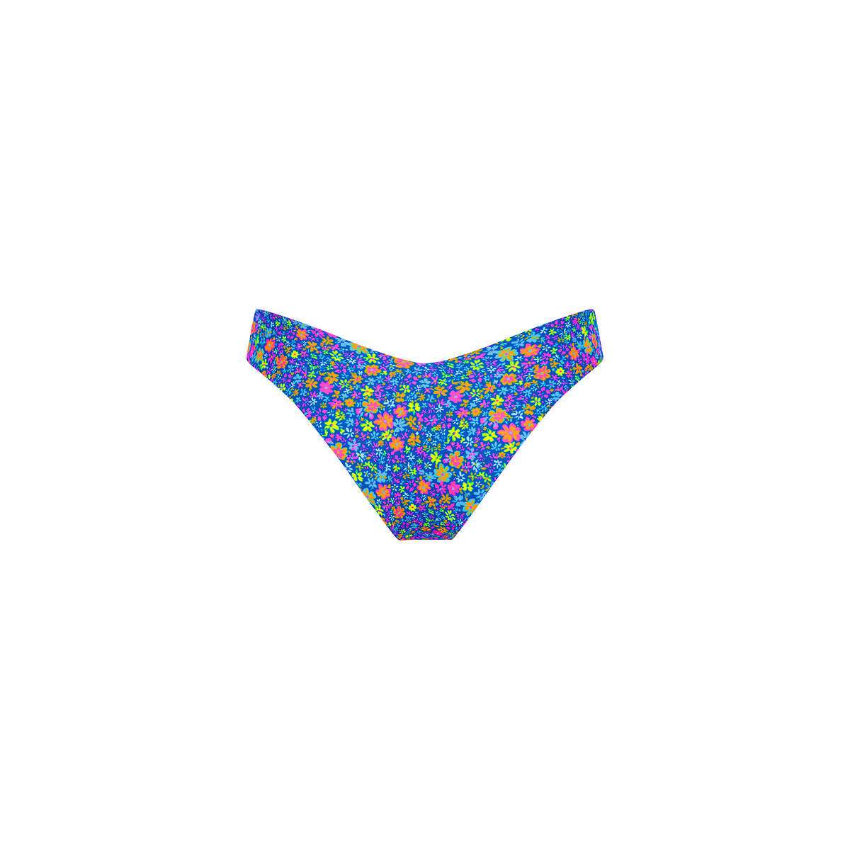 Cheeky V Bikini Bottom - Electric Bloom