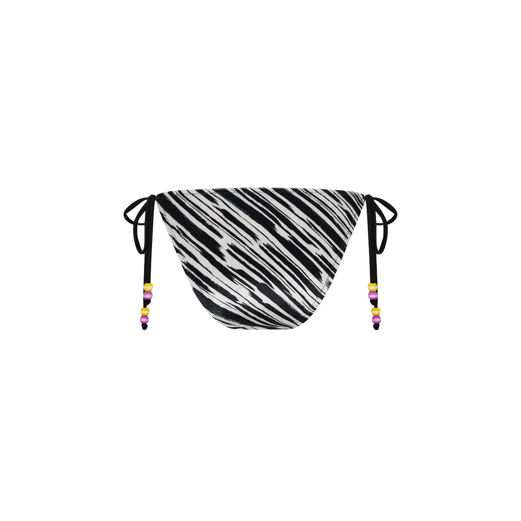 Full Coverage Tie Bikini Bottom - Wild Honey