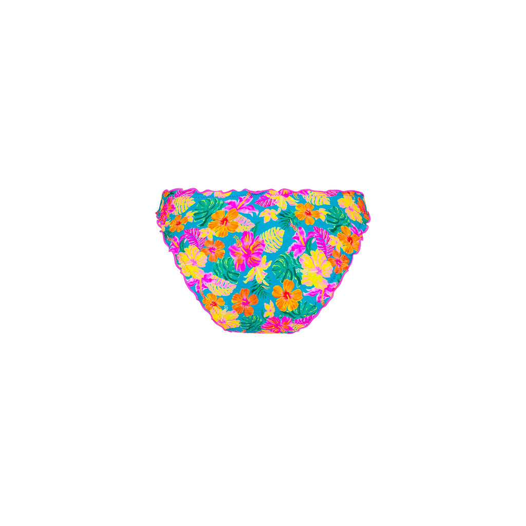 Lettuce Edge Full Coverage Bikini Bottom - Paradise Pop