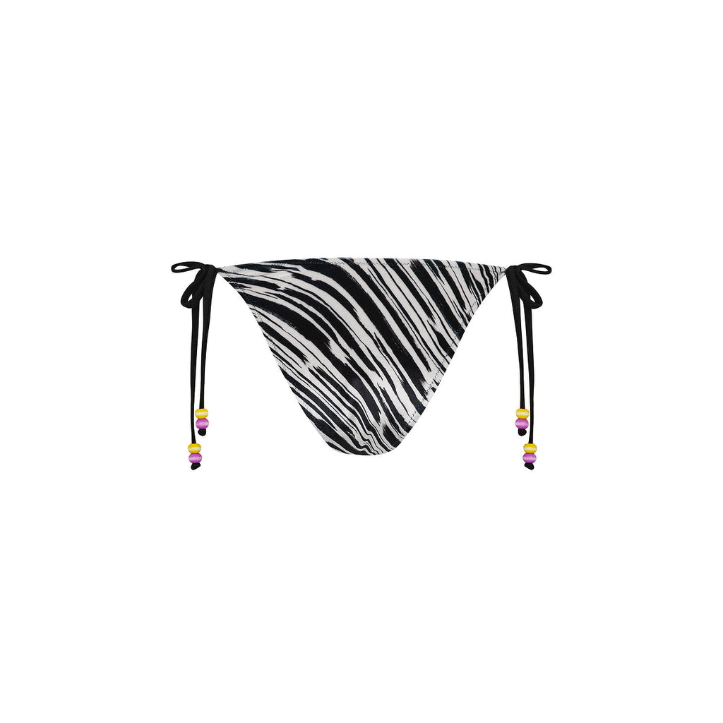 Ring Cheeky Tie Bikini Bottom - Wild Honey