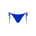 Full Coverage Tie Bikini Bottom - Blue Lagoon