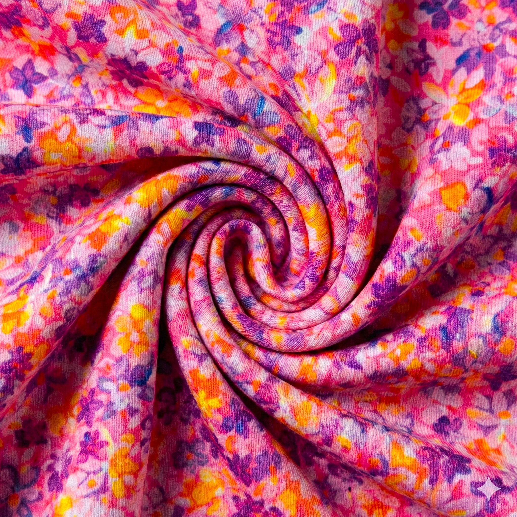 High Hip Cheeky Bikini Bottom - Gelato Bloom