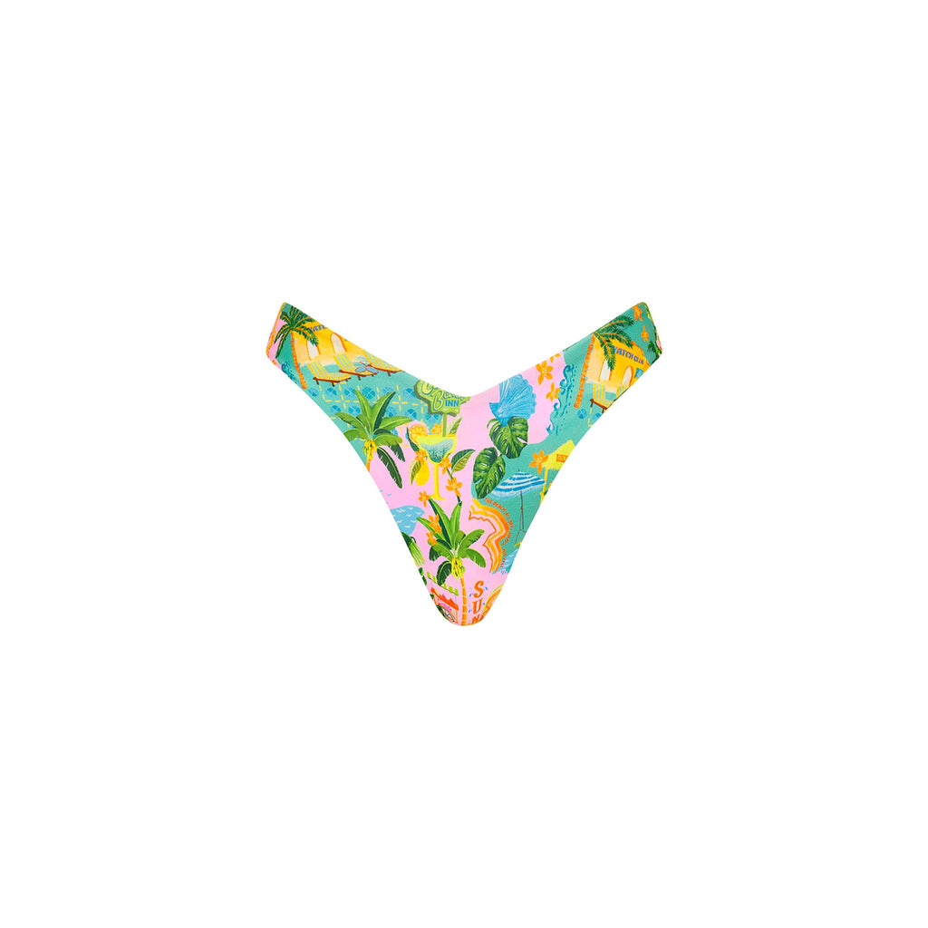 Y Cheeky Bikini Bottom - Sunlit Spritz