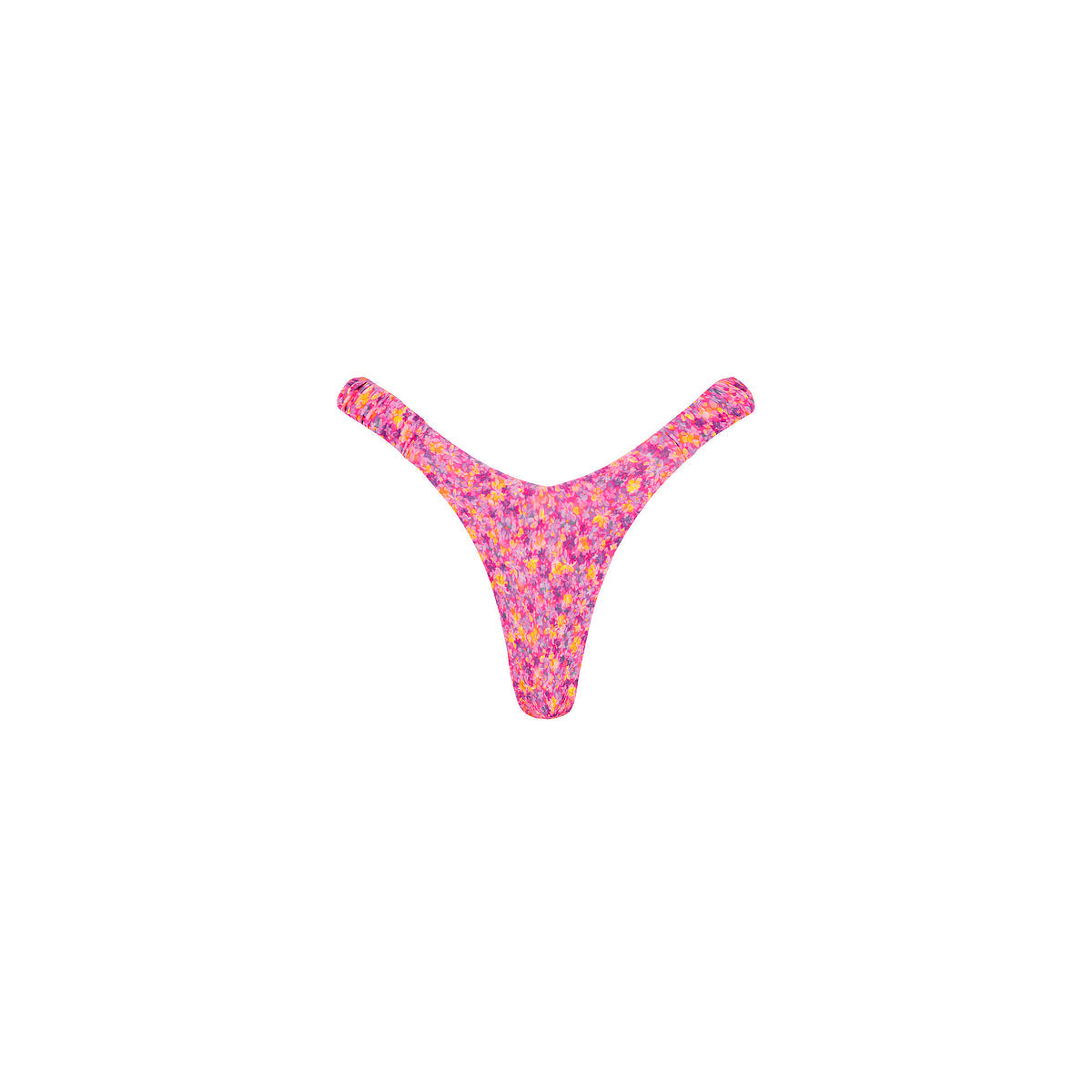 Retro Y Thong Bikini Bottom - Gelato Bloom