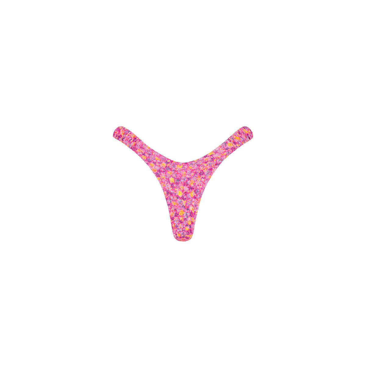 Retro Y Thong Bikini Bottom - Gelato Bloom