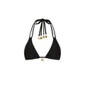 Halter Bralette Bikini Top - Twilight Black