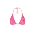 Shirred Triangle Bikini Top - Gelato Bloom