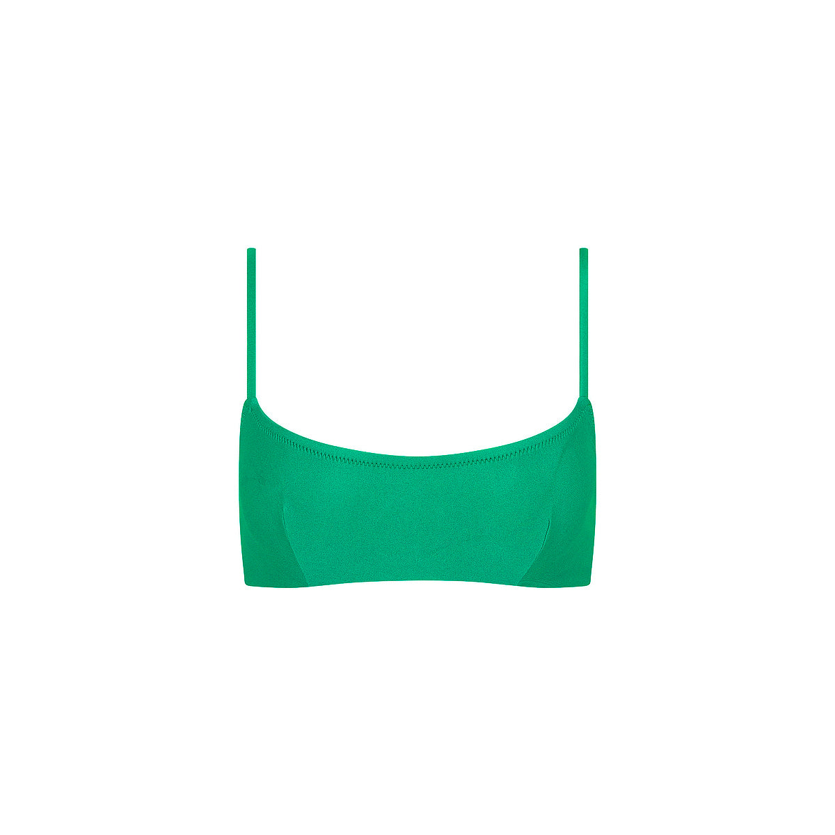 Invisible Underwire Crop Bikini Top - Island Lush