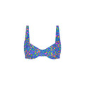 Underwire Bralette Bikini Top - Electric Bloom