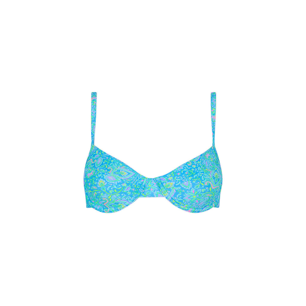 Ditzy Underwire Bra Bikini Top - Stargaze